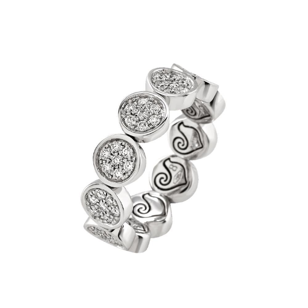 Anello Chantecler Paillettes Oro KT 18 Veretta