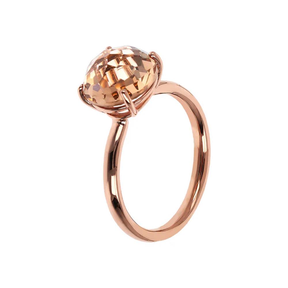 Anello Bronzallure Cocktail con Prisma Gem Tonda Taglio Mosaico