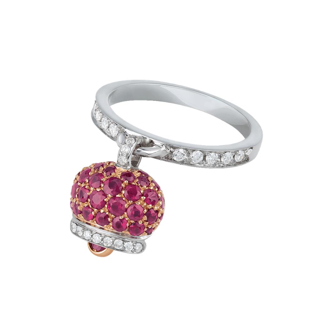 Anello Donna Chantecler Campanelle rubini