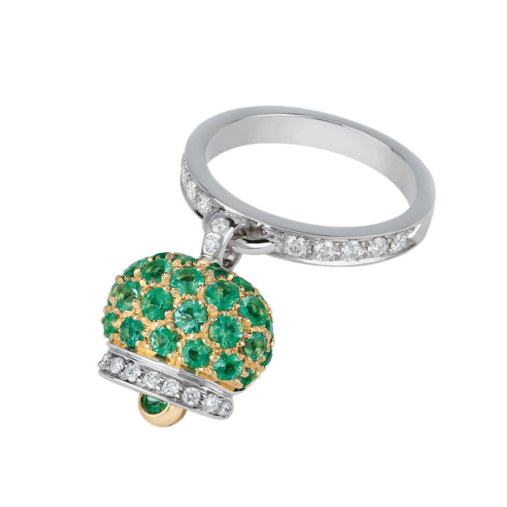 Anello Donna Chantecler Campanelle smeraldi