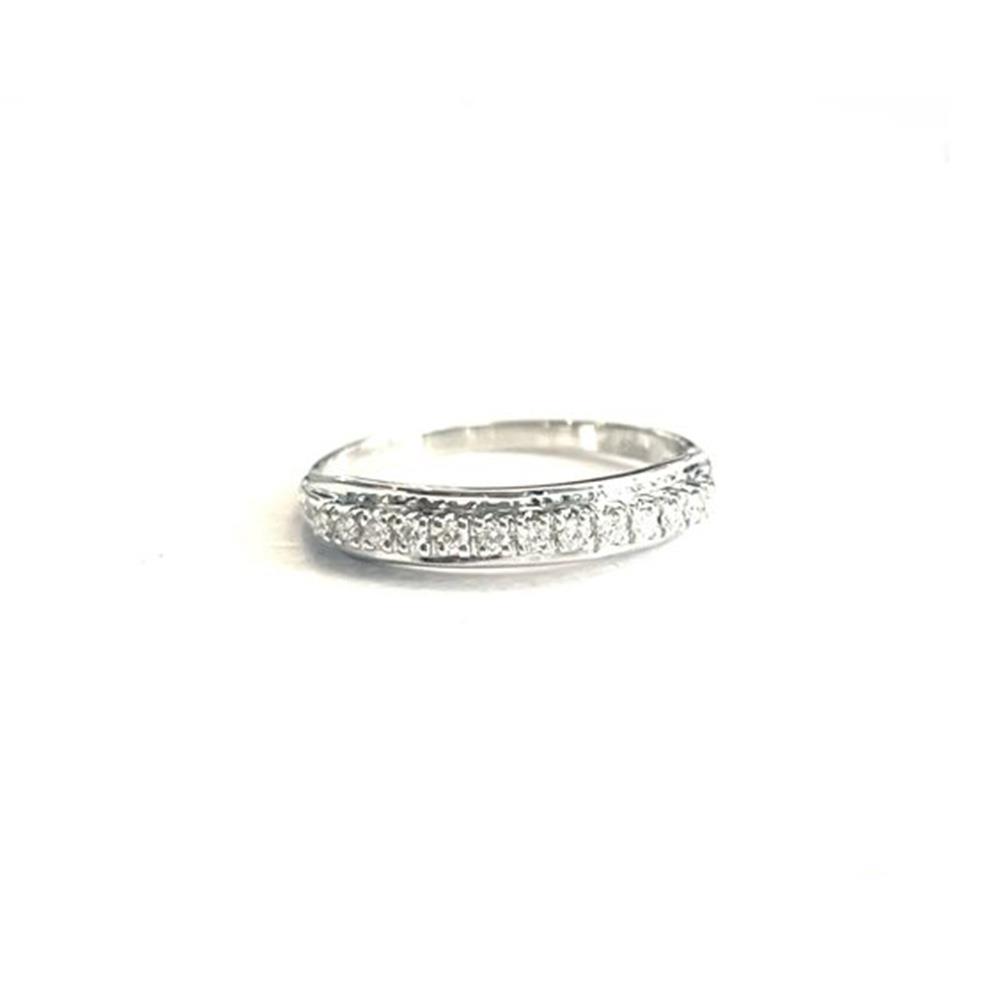 Anello Giorgio Visconti Veretta in Oro Bianco 18 Kt Diamanti