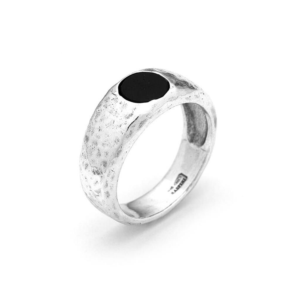 Anello Giovanni Raspini Martellato Onice