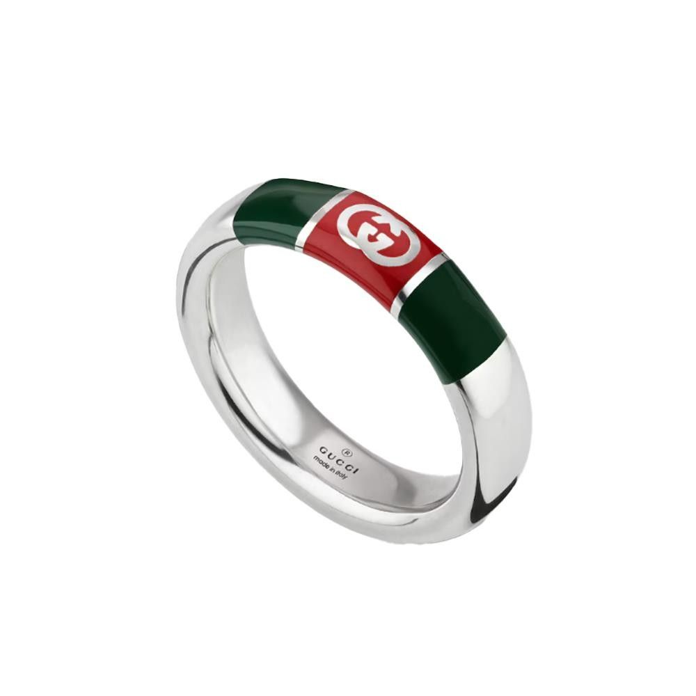 Anello Gucci con Dettaglio Web