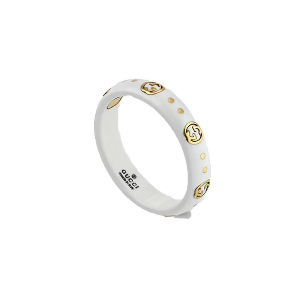 Anello Gucci Icon Con GG In Oro Giallo
