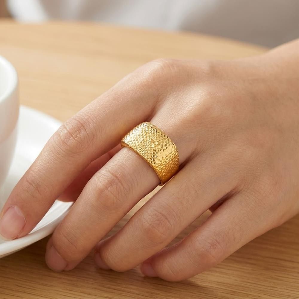 Anello in Oro Giallo 18 Kt