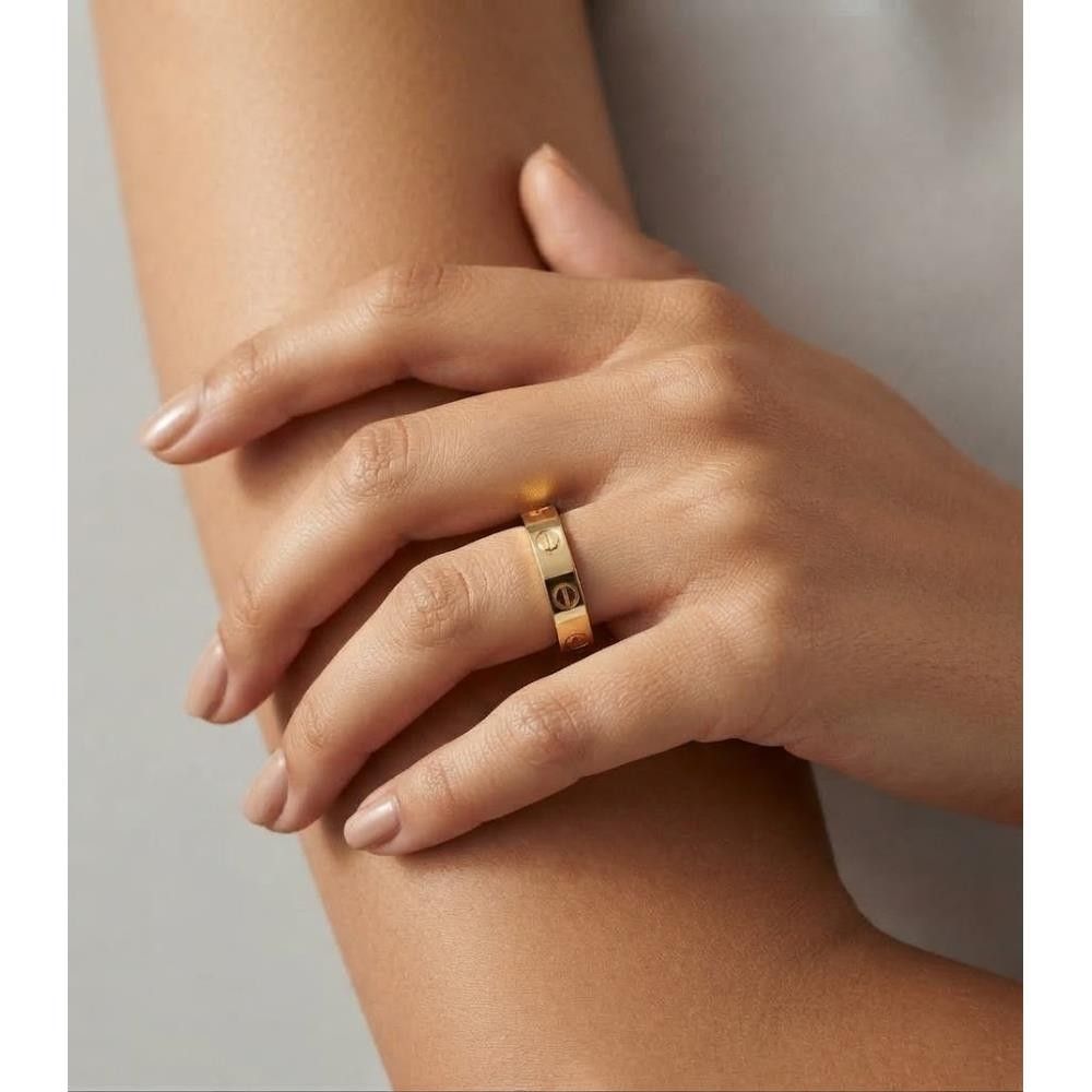 Anello Love in Oro Giallo 18 Kt