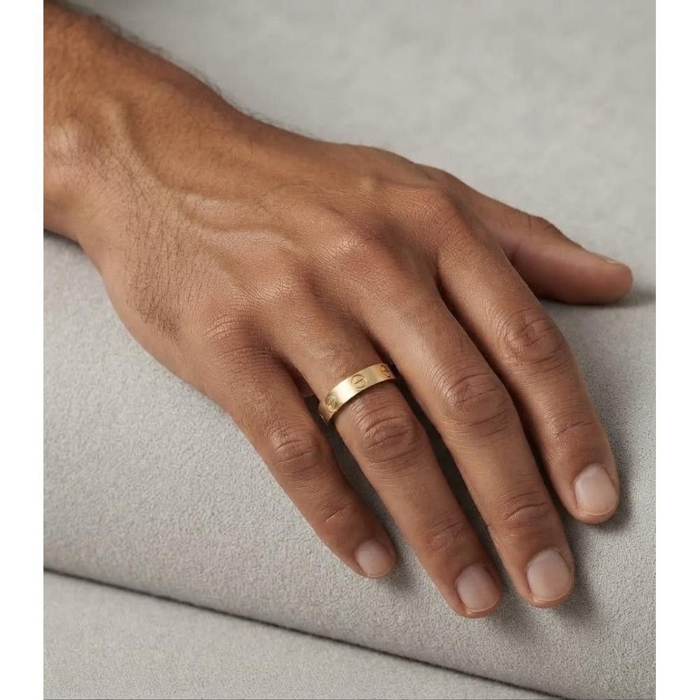 Anello Love in Oro Giallo 18 Kt