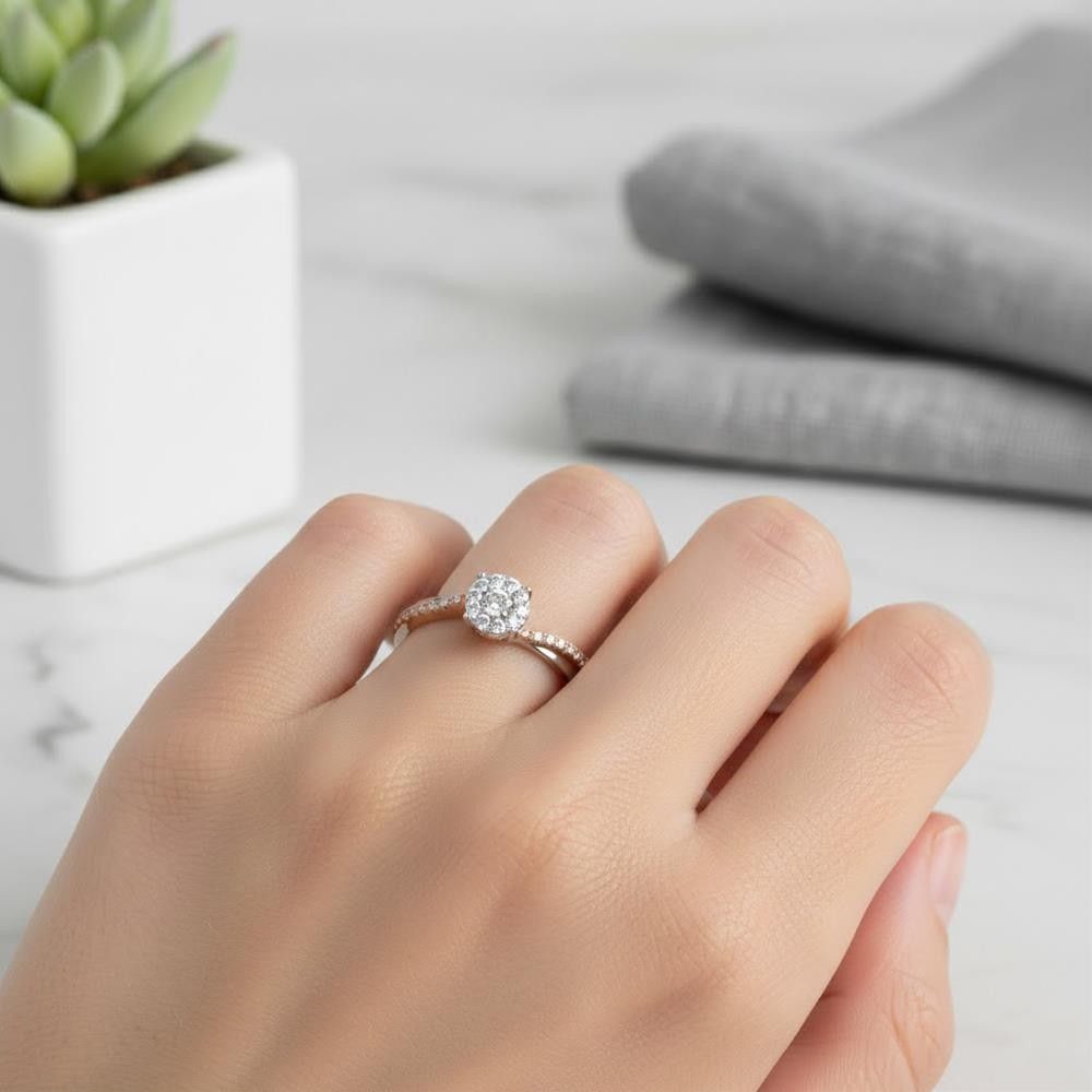 Anello Magic in Oro 18 Kt e Diamanti