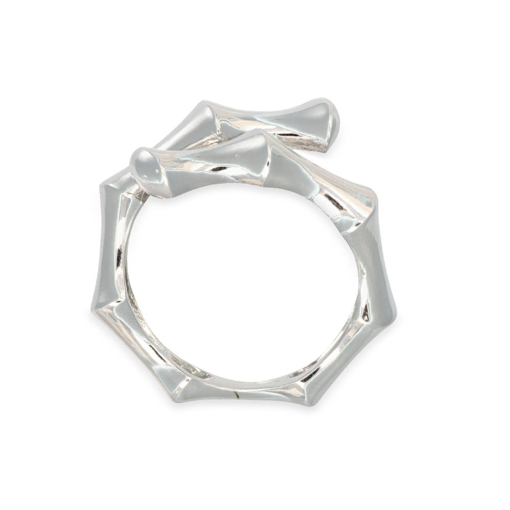 Anello Ossa in Oro Bianco 18 Kt