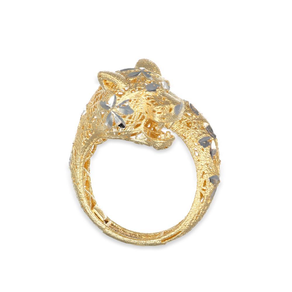 Anello Pantera in Oro Giallo 18 Kt