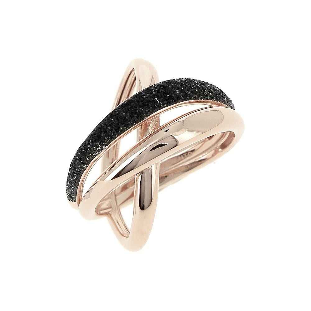 Anello Pesavento Polvere Di Sogni In Argento Rosa (Nero)