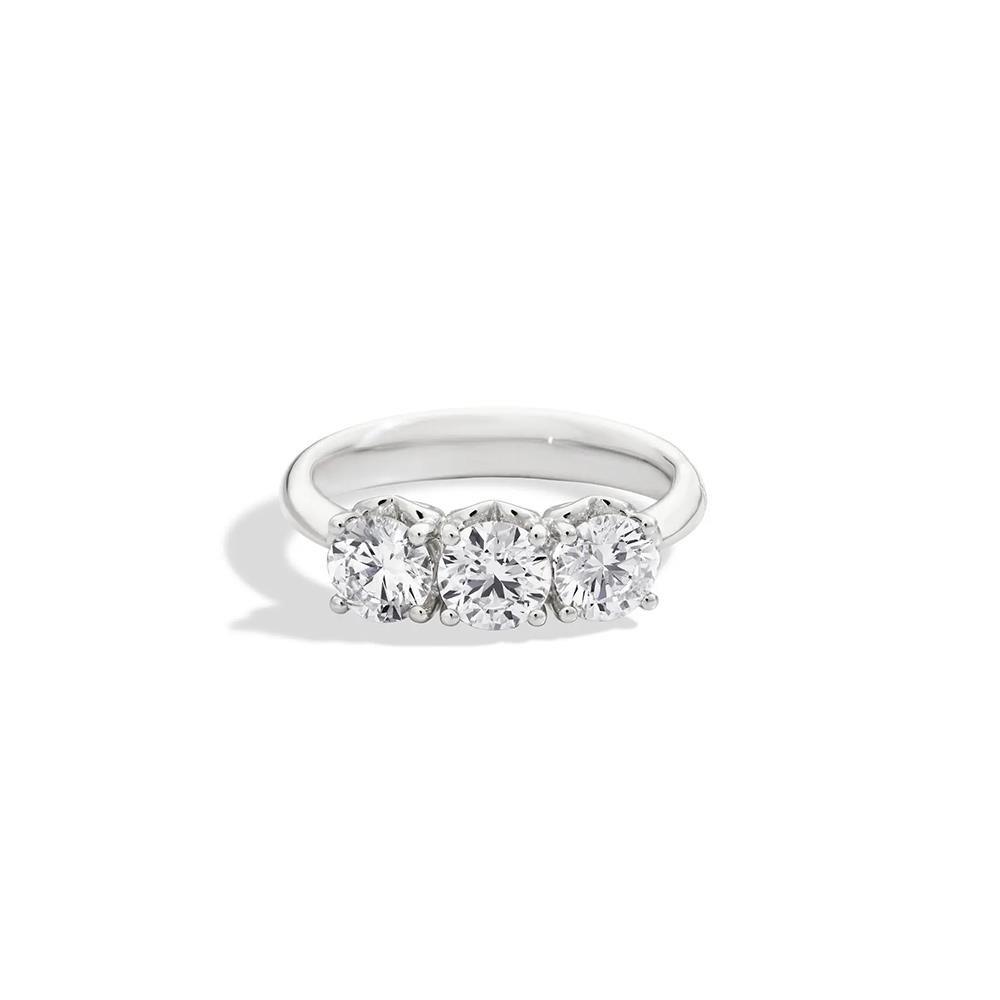 Anello Recarlo Anniversary Trilogy in Oro Bianco 18 Kt 0,66 ct.