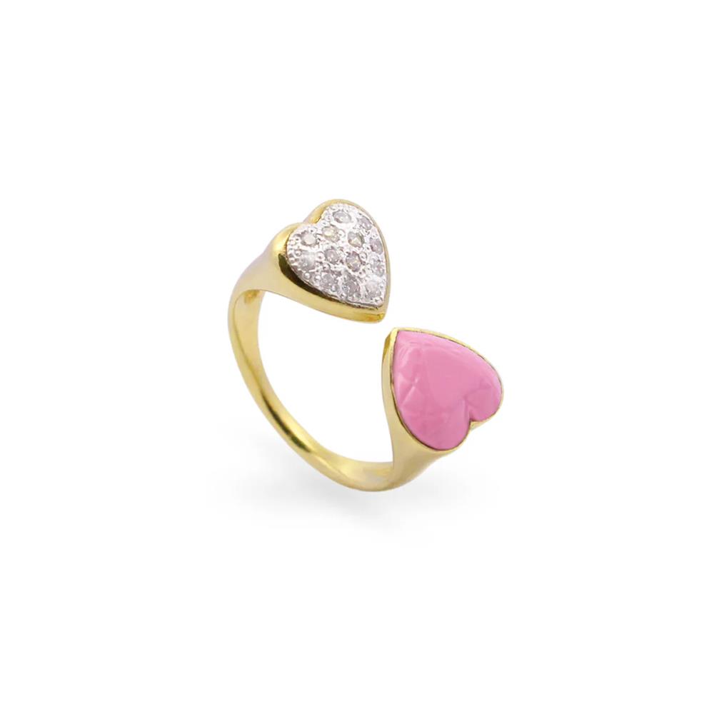 Anello Rue Des Mille Bon Bon Double Berry Cuore