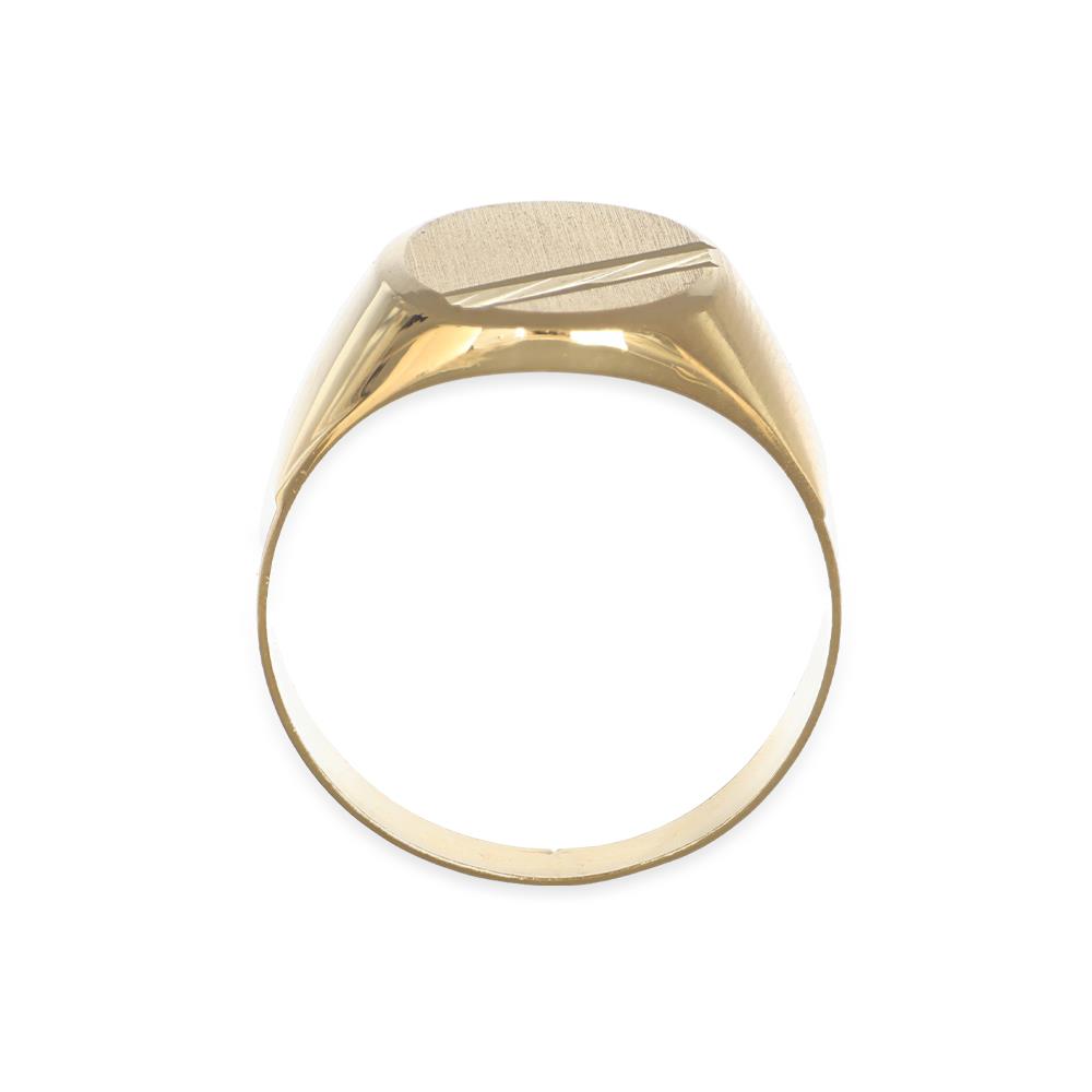 Anello Uomo Sigillo in Oro Giallo 18 Kt