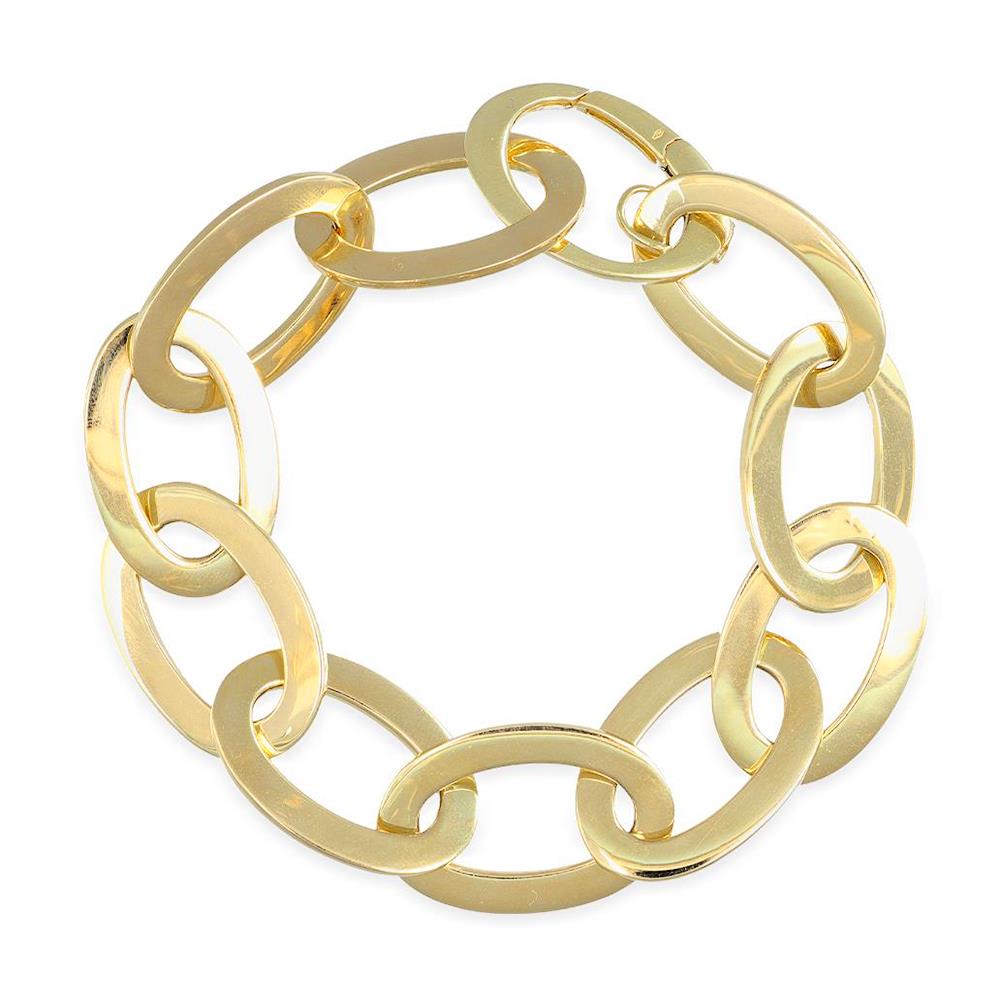 Bracciale a Catena in Oro Giallo 18 Kt