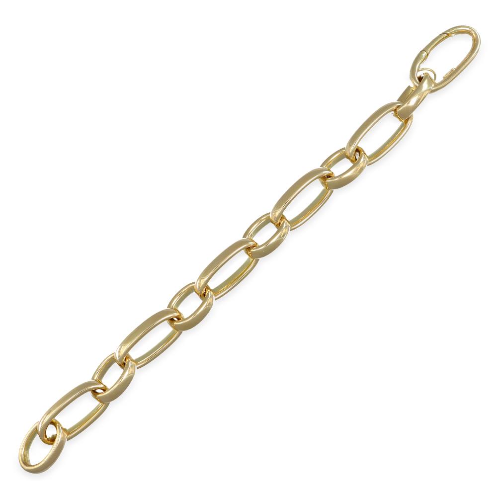 Bracciale a Catena in Oro Giallo 18 Kt