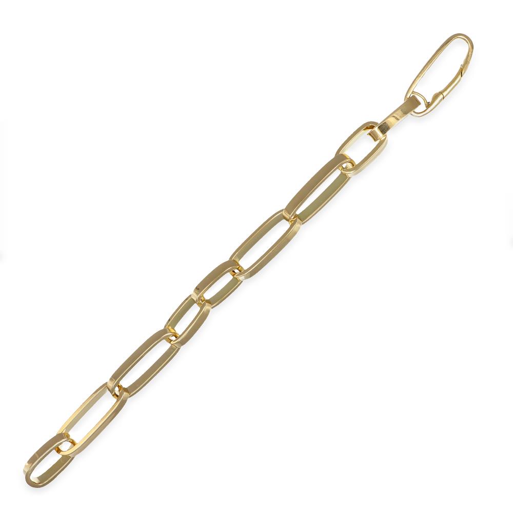 Bracciale a Catena in Oro Giallo 18 Kt