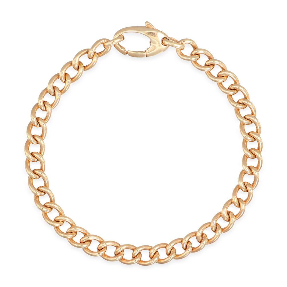 Bracciale a Catena in Oro Rosa 18 Kt