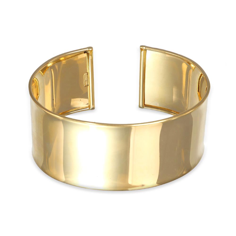 Bracciale a Fascia in Oro Giallo 18 Kt