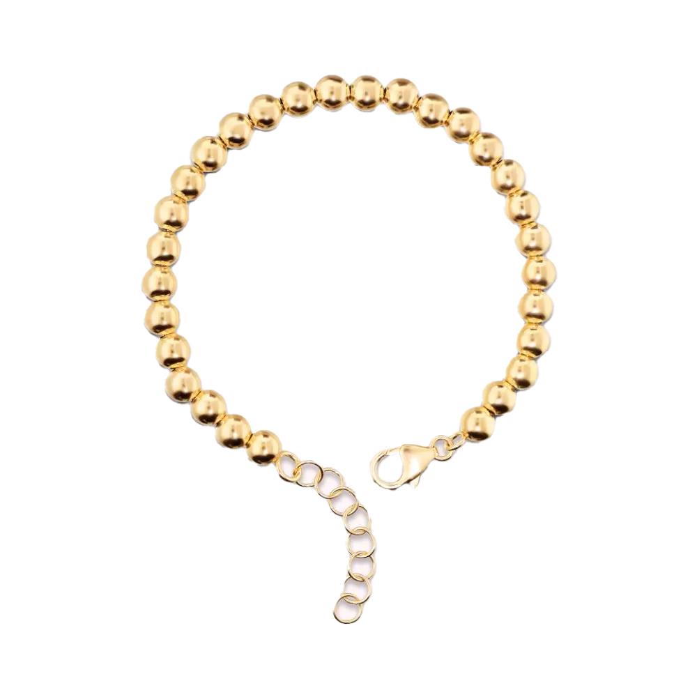 Bracciale Bronzallure con perline lucide da 6 mm