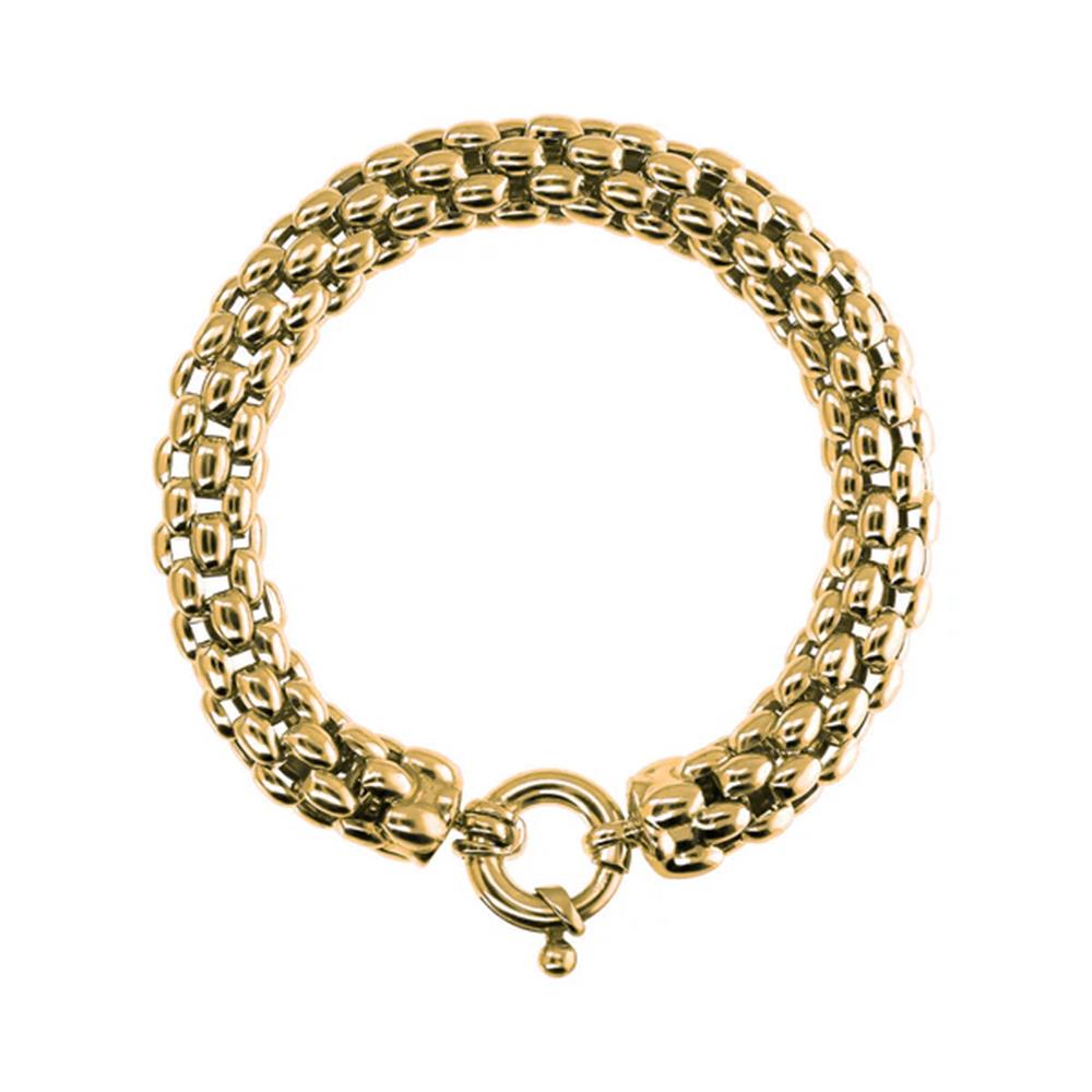 Bracciale Bronzallure Golden Maxi Catena Coreana