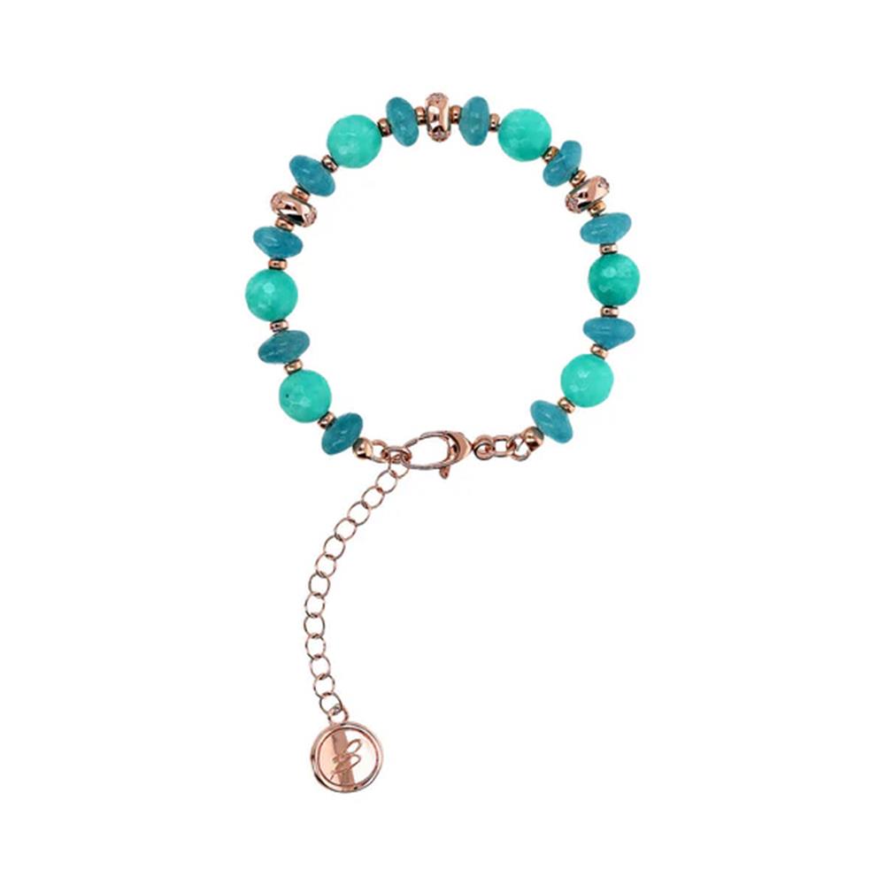 Bracciale Bronzallure Miss con Rondelle Étoile e Pietre Naturali