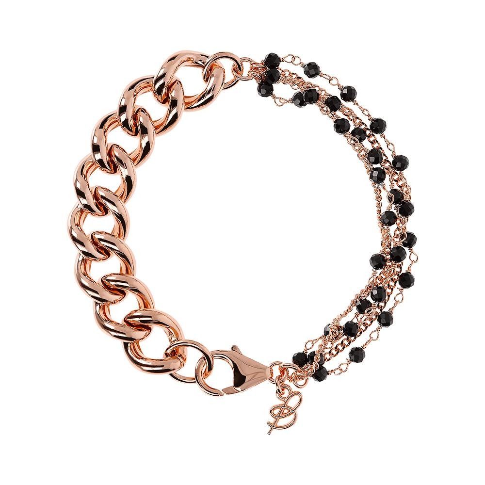 Bracciale Bronzallure Rosario Multifilo e Maglia Ovale