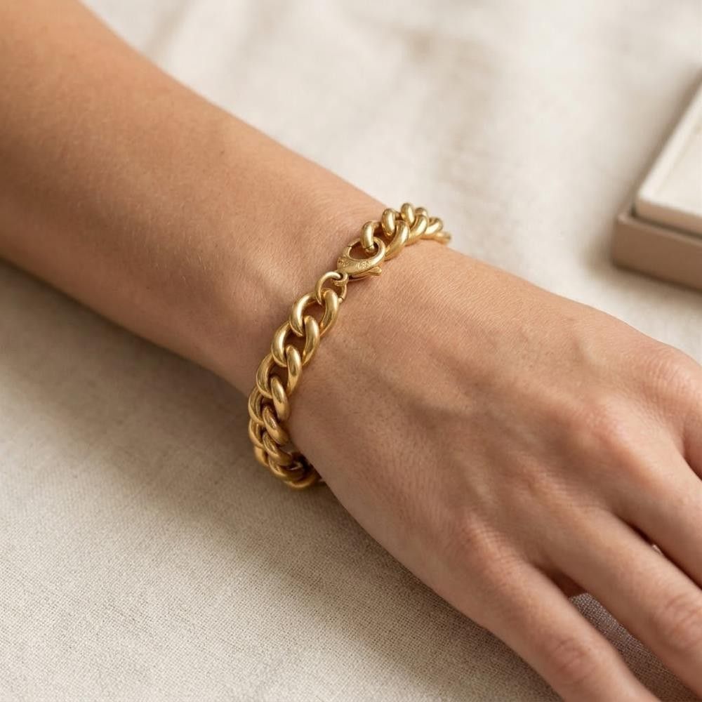 Bracciale Chain in Oro Giallo 18 Kt