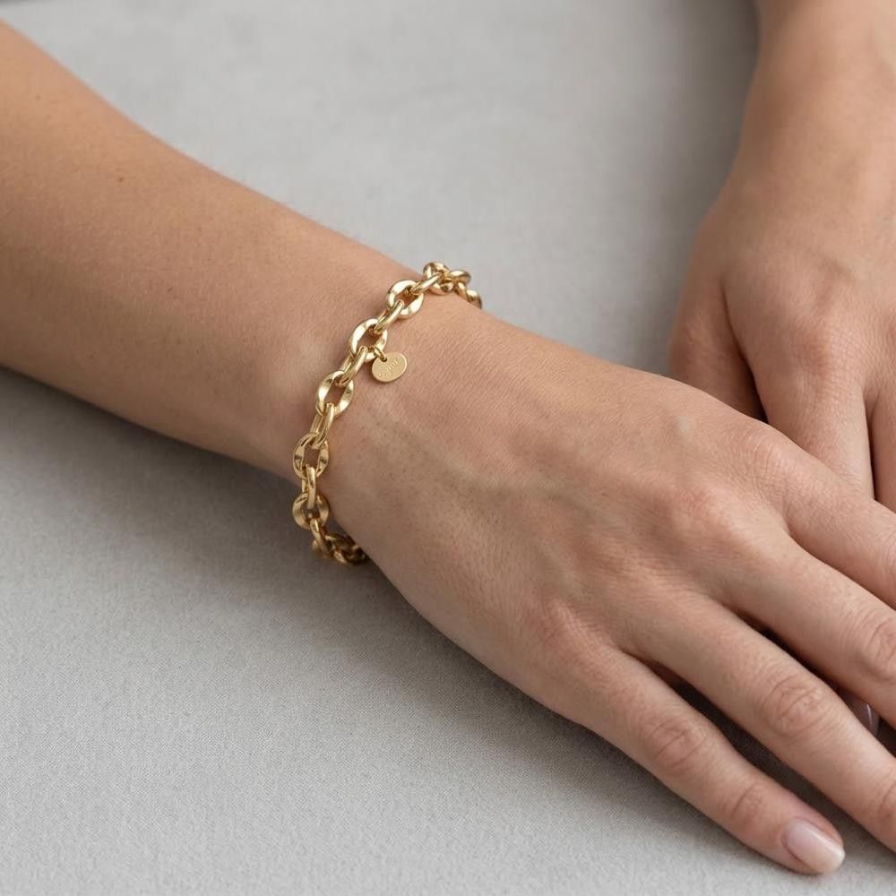 Bracciale Chain in Oro Giallo 18 Kt