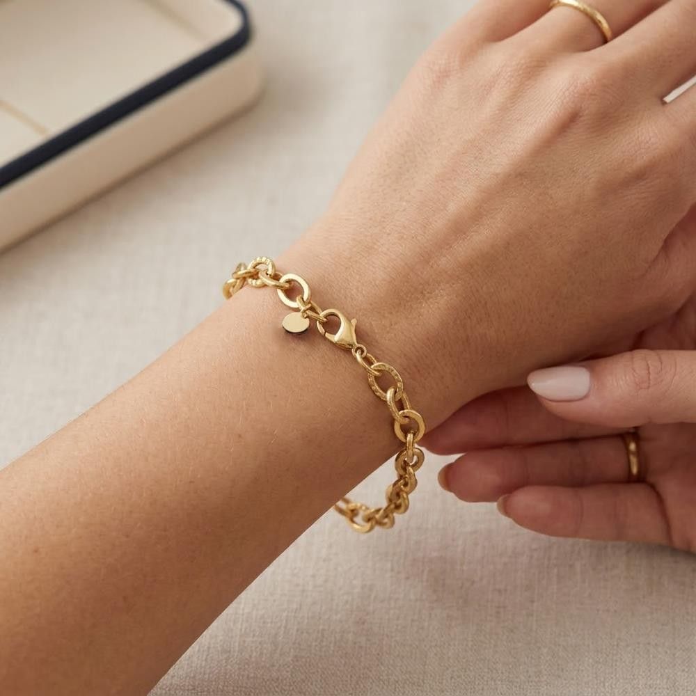 Bracciale Chain in Oro Giallo 18 Kt