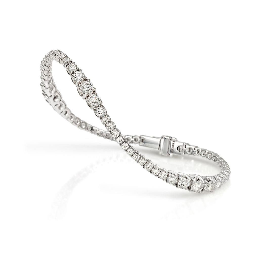 Bracciale Crieri Elegance Tennis In Oro Bianco