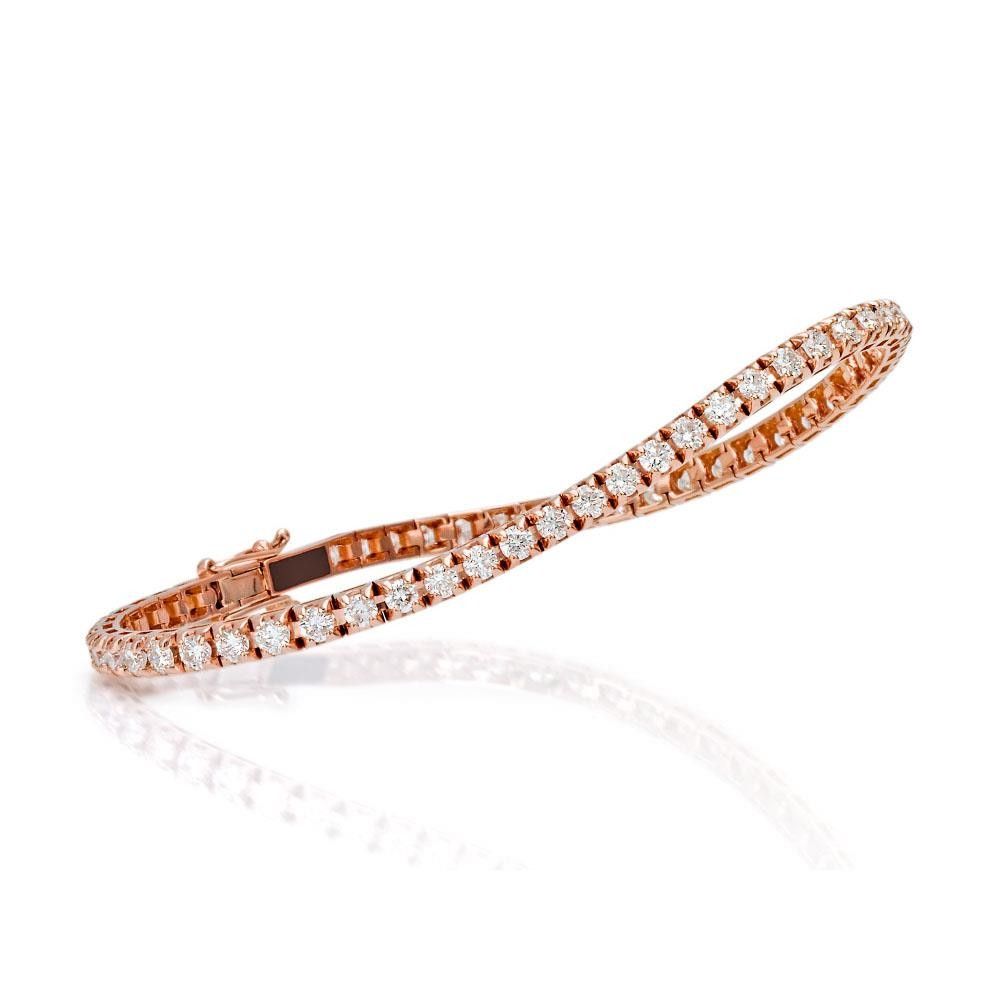 Bracciale Crieri Icon Tennis In Oro Rosa