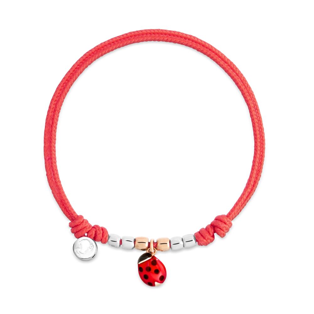 Bracciale Dodo Cordino Coccinella