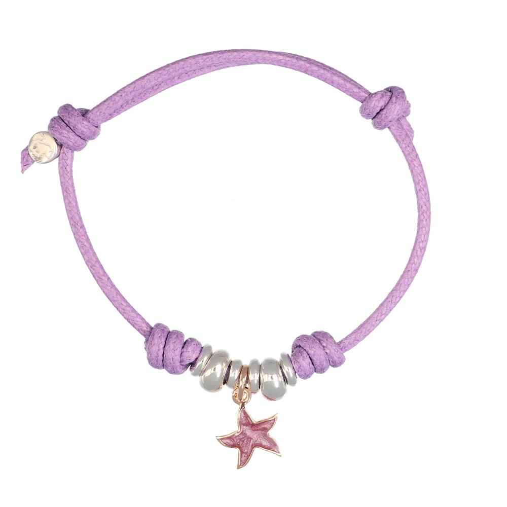 Bracciale Dodo Stellina Smalto Viola