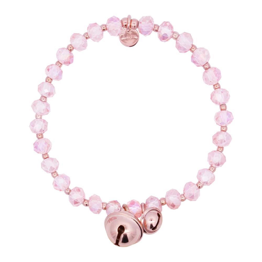 Bracciale Elastico Rue Des Mille Crystal Rainbow Campenelli Rosa