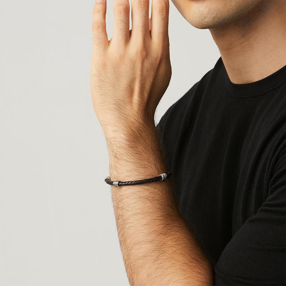 Bracciale Giovanni Raspini Cuoio Fili cm 21