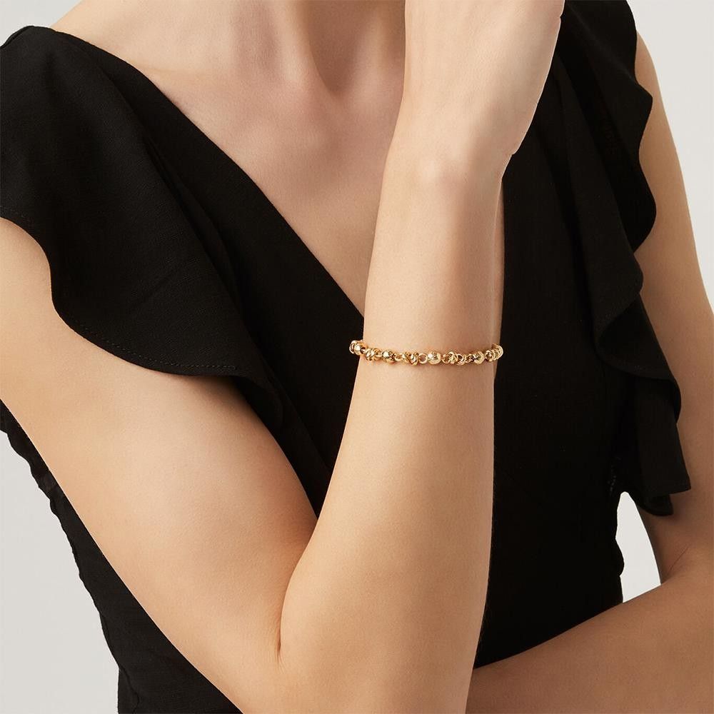 Bracciale Giovanni Raspini Joy Sfere Dorato cm 21