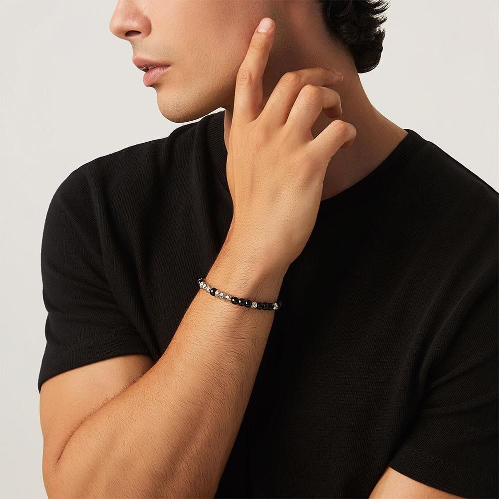 Bracciale Giovanni Raspini Sfere Onice cm 22