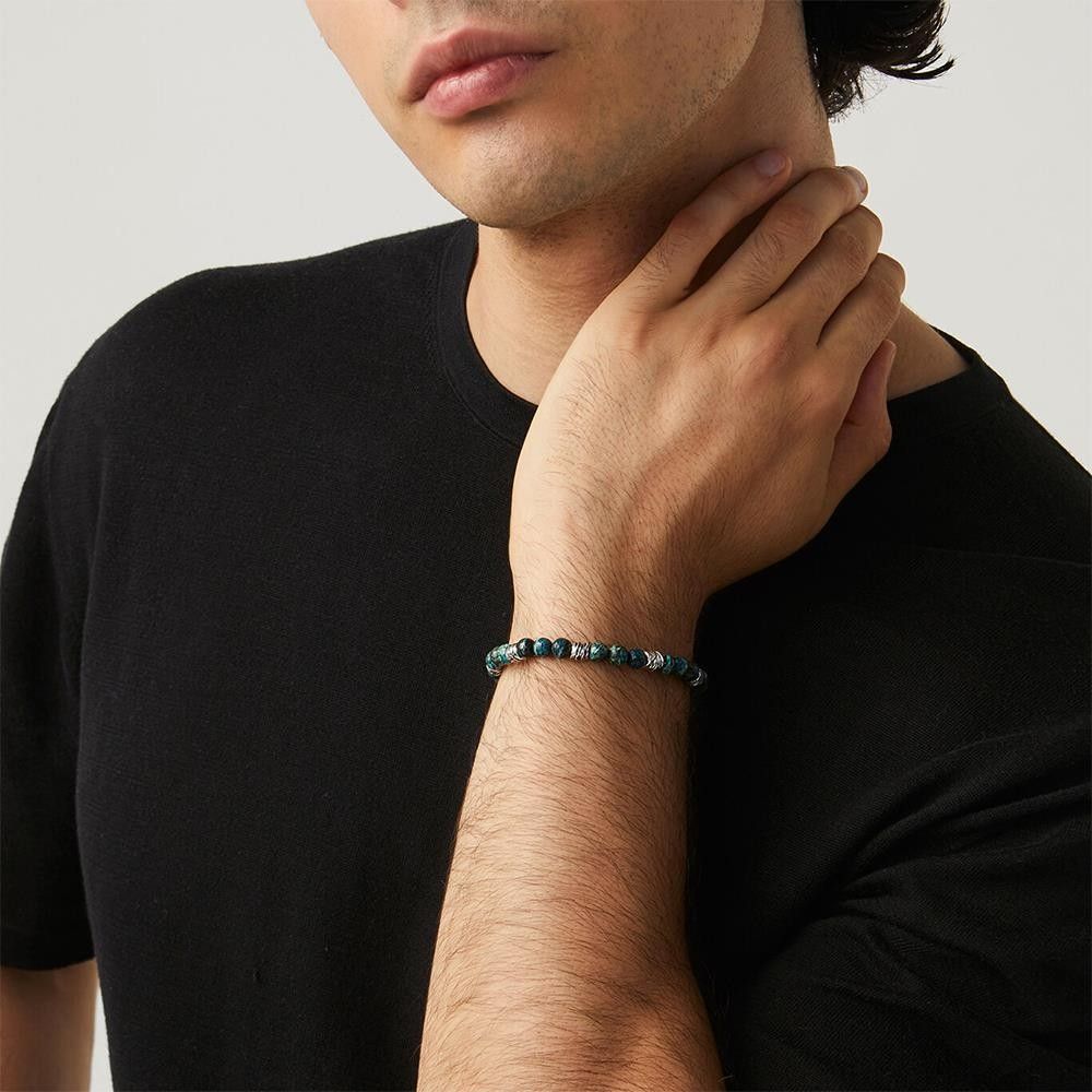 Bracciale Giovanni Raspini Tango Diaspro Verde cm 22