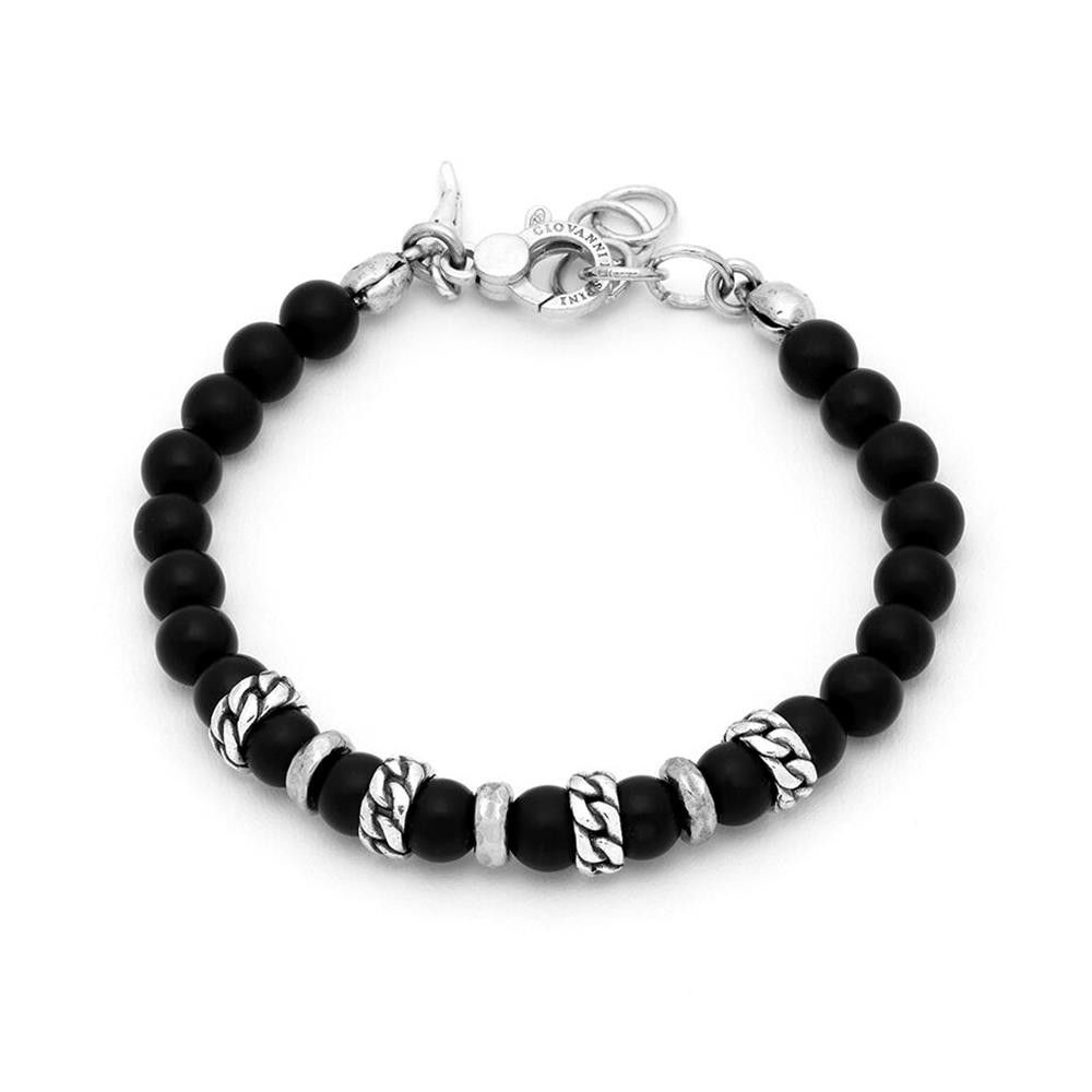 Bracciale Giovanni Raspini Tango Grafite E Treccia cm 22