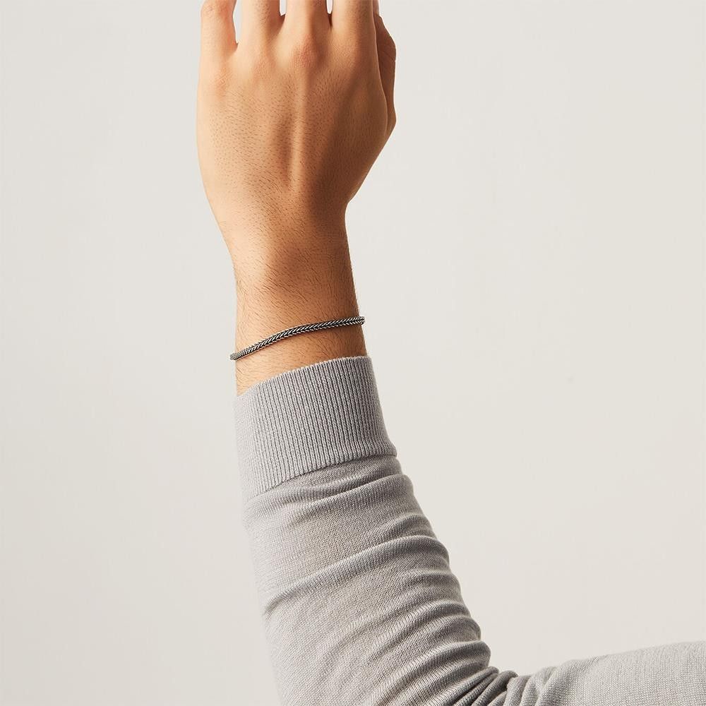 Bracciale Giovanni Raspini Treccia Quadra Piccola cm 21