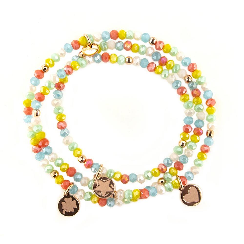 Bracciale/Girocollo Elastico Rue Des Mille Gipsy Multicolor