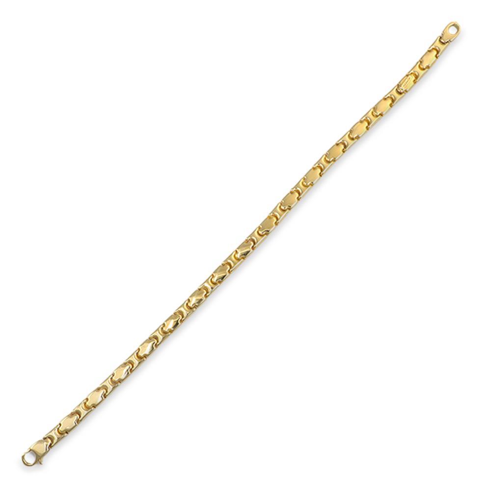 Bracciale in Oro Giallo e Bianco 18 Kt