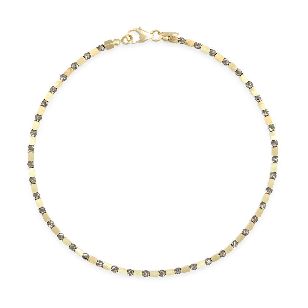 Bracciale in Oro Giallo e Brunito 18 Kt