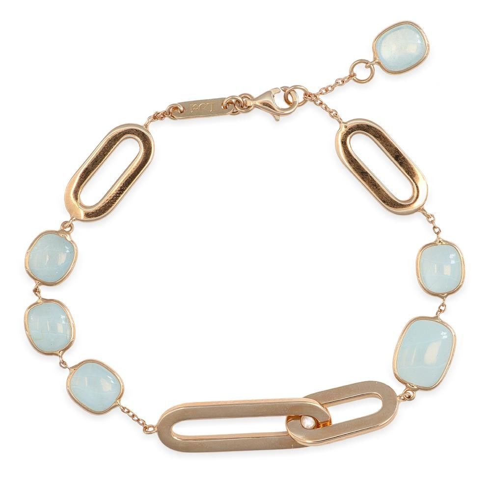 Bracciale in Oro Rosa 18 Kt con Pietre Idrotermali