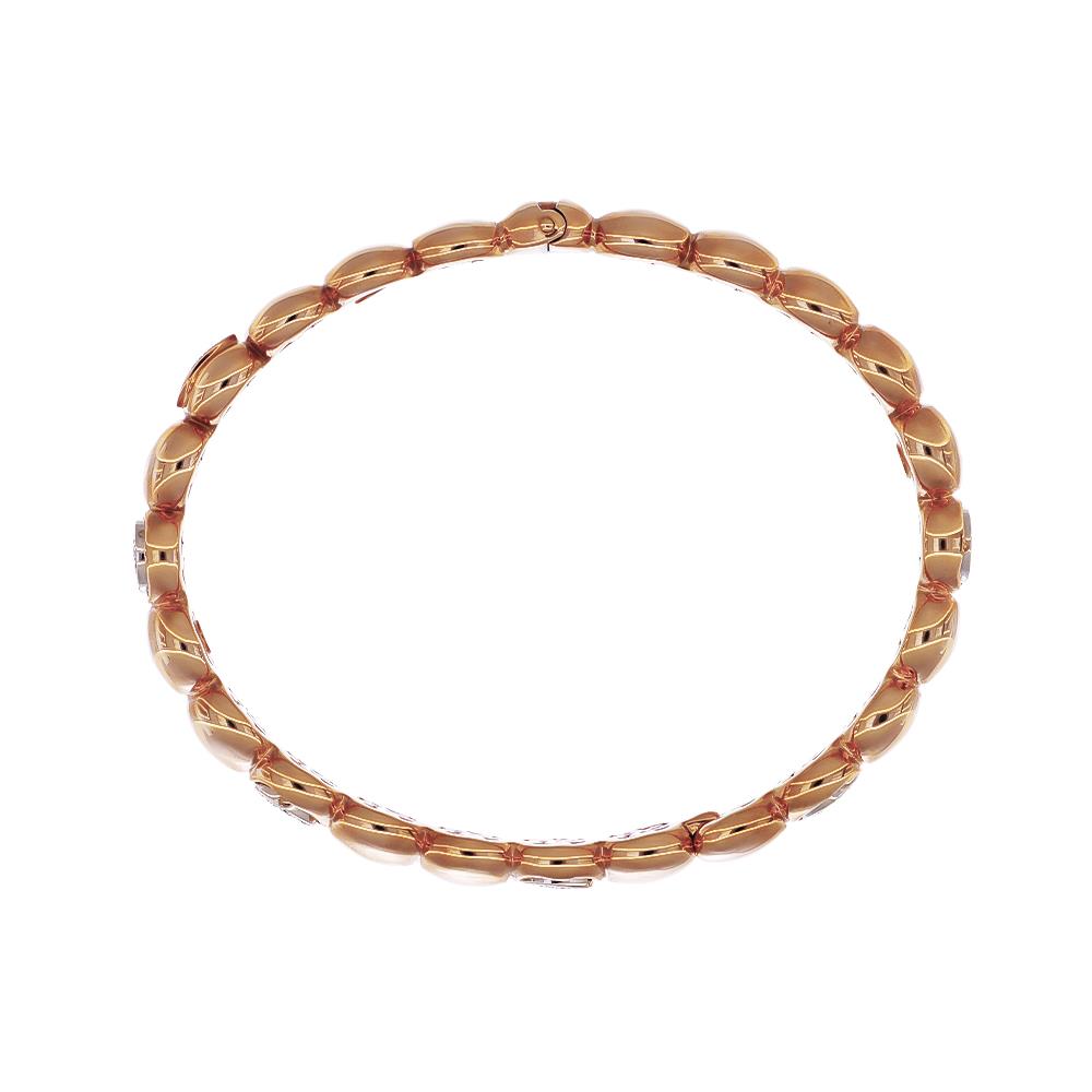 Bracciale In Oro Rosa 18 Kt