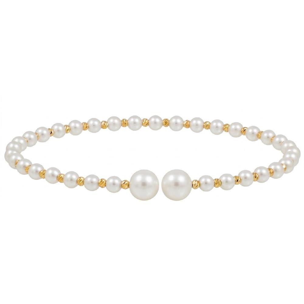 Bracciale Le Lune Perle in Oro Giallo 18 Kt