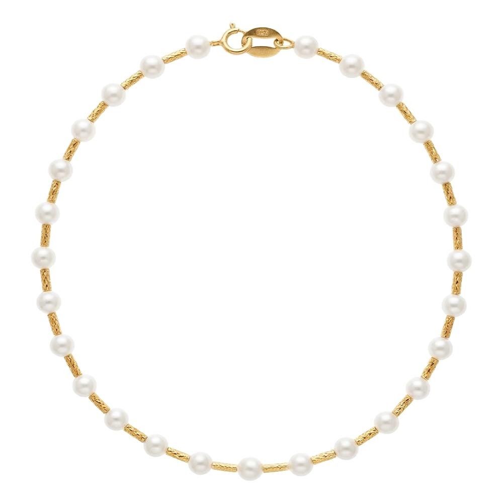Bracciale Le Lune Perle in Oro Giallo 18 Kt