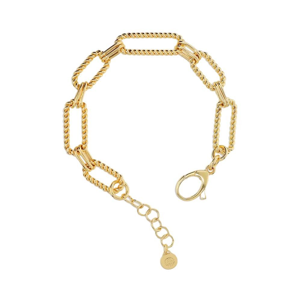 Bracciale Maglie Ovali Texture Corda