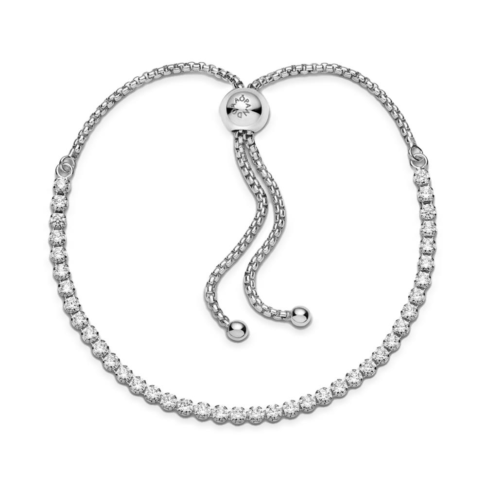 Bracciale Pandora tennis con chiusura regolabile